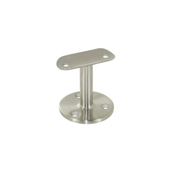 Huismerk railingsteun buis 42,4 mm RVS-304 mat geslepen model 0708 main product photo