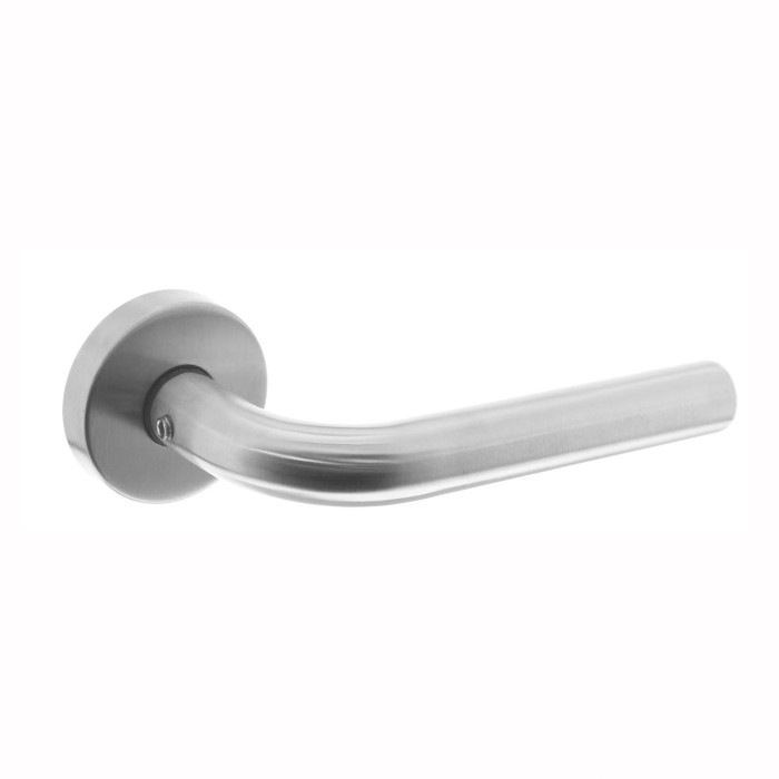 Intersteel Deurkruk Recht met rozet rvs geborsteld main product photo