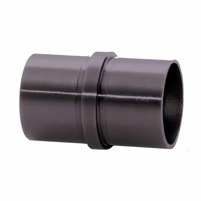 Buisverbinder voor buis 42,4 x 2,0 mm vast RVS-316 antracietgrijs model 0201 main product photo