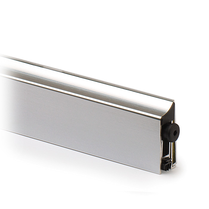 Valdorpel, zelfklevend Clarita 1030 mm DIN rechts aluminium RVS look main product photo