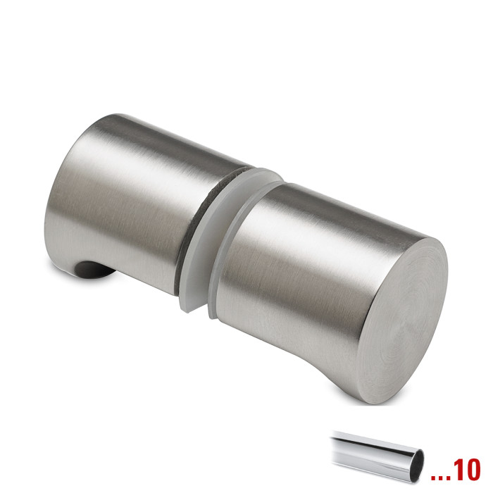 Glasdeurknop, dubbelzijdig Laika RVS-304 glanzend gepolijst main product photo