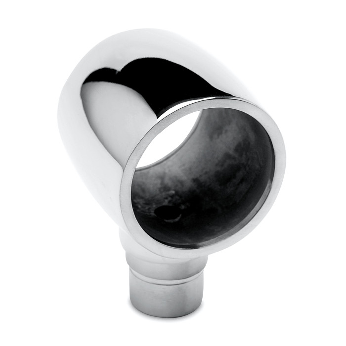 Opschuifsteun met 1 uitg. 90° Daniella voor buis Ø 25,4 mm zamak chroom look main product photo
