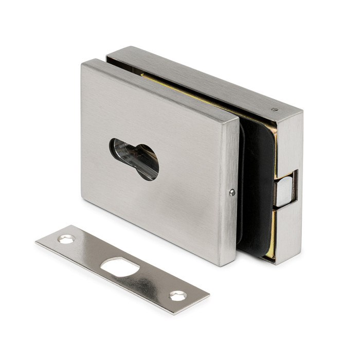 Glasdeurslot Vreneli RVS-304 mat geslepen main product photo