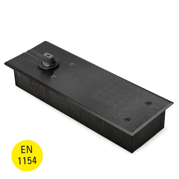 Vloerveer met hydraulische technologie Larissa RVS-304 zwart main product photo