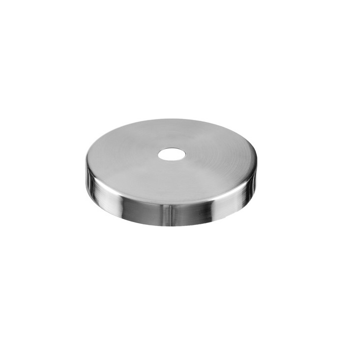 Afdekkap 76 mm buis 12 mm RVS-304 mat geslepen model 0515 main product photo