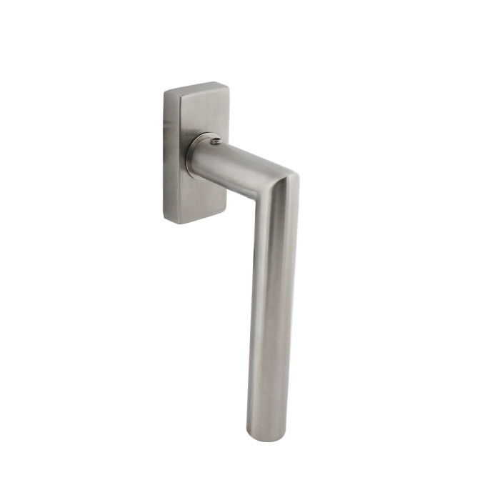Intersteel Raamkruk Jura op rechthoekige rozet rvs main product photo