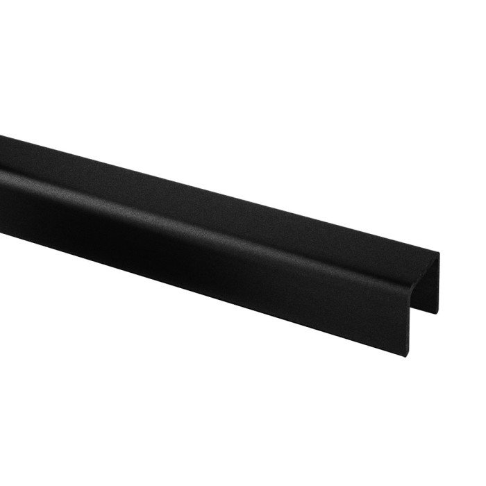 U-profiel 30 x 27 x 3,0 mm RVS-316 zwart gecoat main product photo