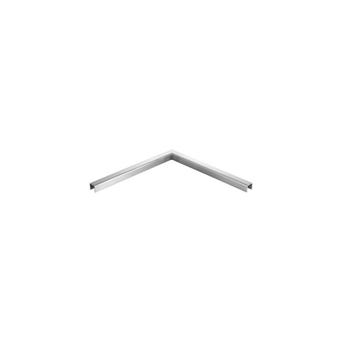 Hoekverbinder U-profiel 38 x 36 x 2,0 mm RVS-316 mat geslepen model 6361 main product photo