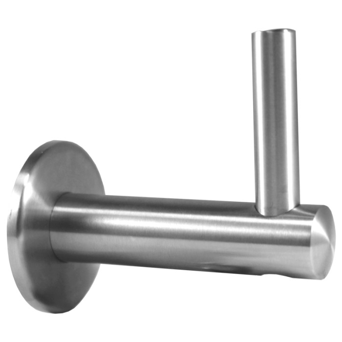 Leuninghouder vlak/buis RVS-304 mat geslepen blinde bevestiging main product photo