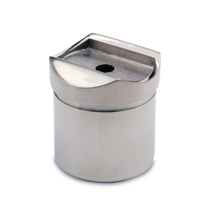Adapter Albrun voor buis Ø 38,1 mm zamak RVS look main product photo