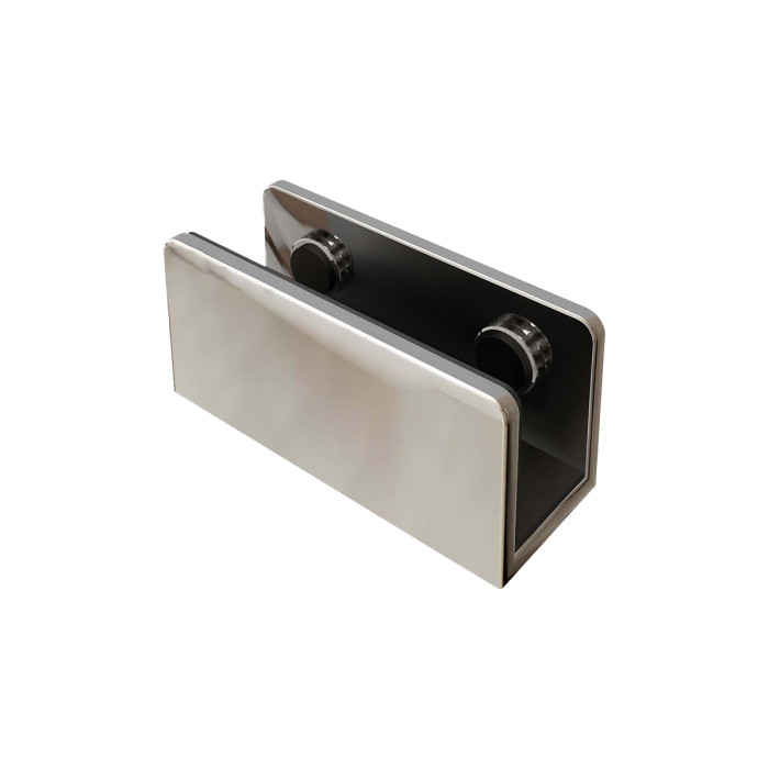 Glasplaatdrager Viki voor glasdikte 10 - 15 mm zamak chroom look main product photo