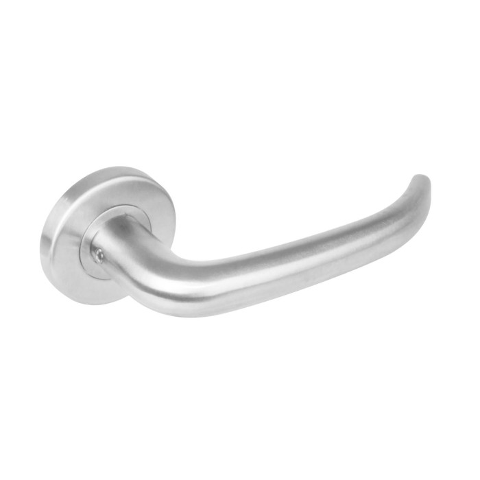 Intersteel Deurkruk Sabel op rozet met 7 mm nok rvs geborsteld main product photo