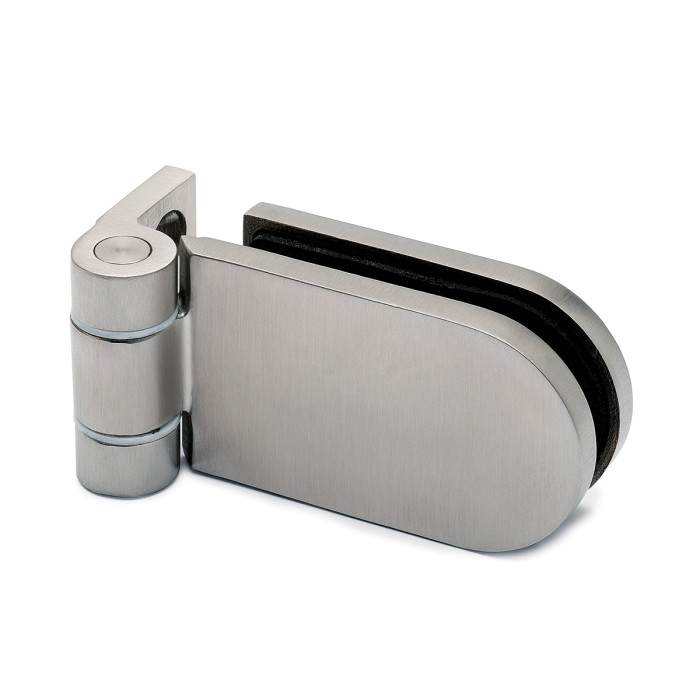 Glasdeurscharnier Kirstin glas/wand RVS-304 mat geslepen main product photo