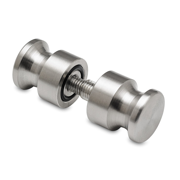 Glasdeurknop, dubbelzijdig Acantha RVS-304 mat geslepen main product photo