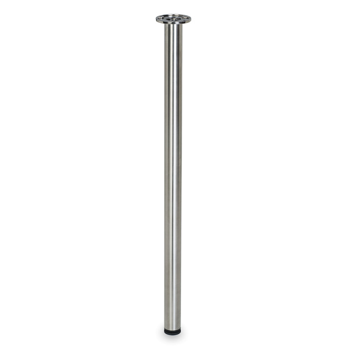 Tafelpoot Derdriu 720 mm zamak RVS look main product photo