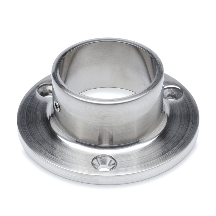 Muur en vloer flens Wally voor buis Ø 50,8 mm zamak RVS look main product photo