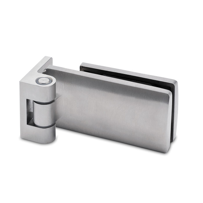 Glasdeurscharnier Kimberlie glas/wand RVS-304 mat geslepen main product photo