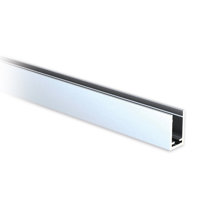 Aluminium U-profiel 40 x 25 x 40 mm zilver mat geanodiseerd main product photo