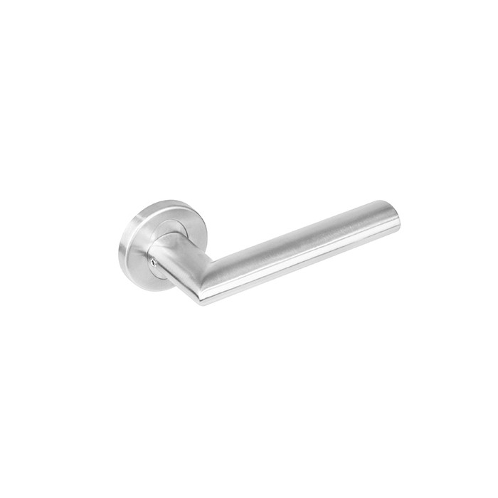 Intersteel Deurkruk Girona op rozet met 7 mm nok rvs geborsteld main product photo