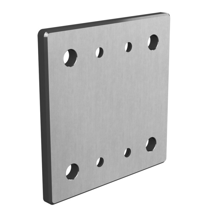 Muurplaat 150 x 150 mm RVS-304 Model 3508 main product photo