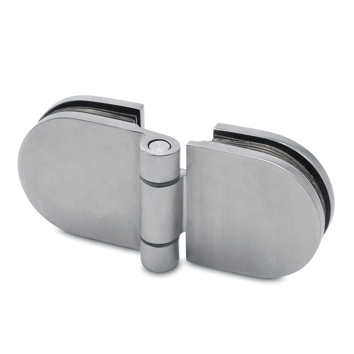Glasdeurscharnier Aksun glas/glas RVS-304 mat geslepen main product photo