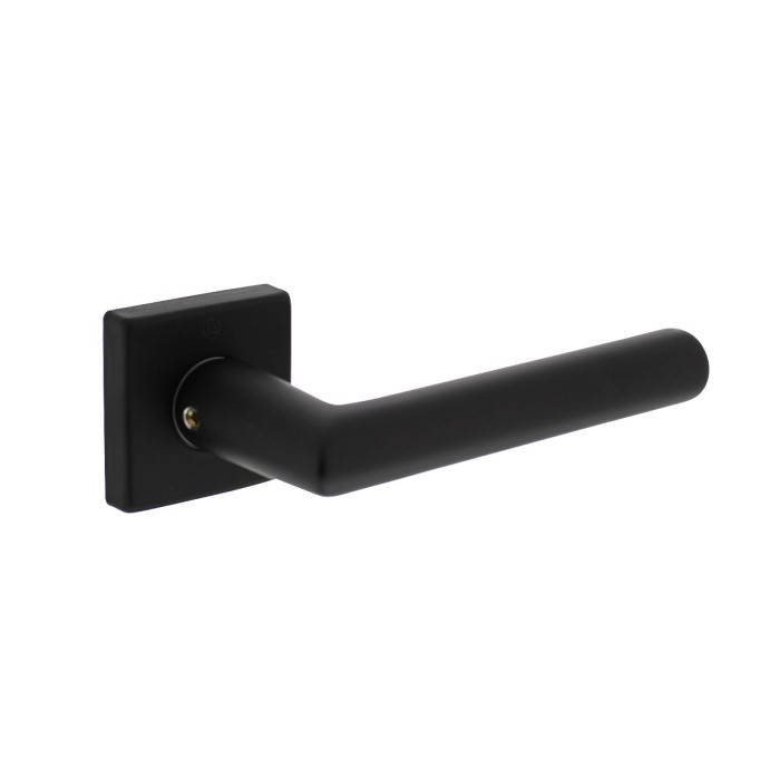 Intersteel Deurkruk Broome op rozet 50x50x10 mm aluminium zwart main product photo