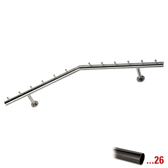 Kapstok Leonique 1000 mm zamak zwart main product photo