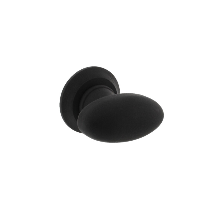 Intersteel Knopkruk ovaal met rozet zwart main product photo