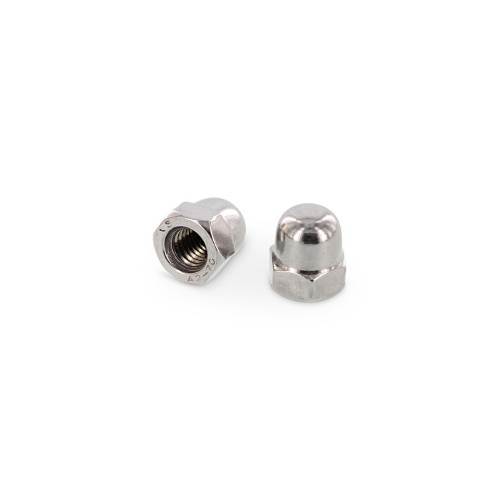 Dopmoer hoog M6 DIN 1587 RVS A2-70 SW10 (500 stuks) main product photo