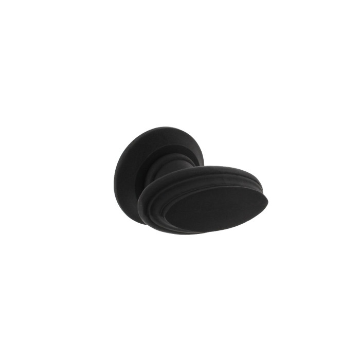Intersteel Knopkruk rand met rozet zwart main product photo