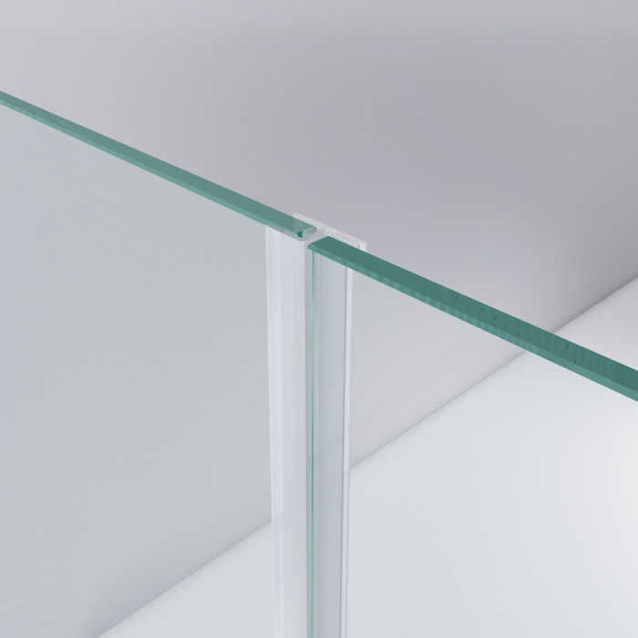 Afdichtingsprofiel met lip voor glasdeur Nadma 8 mm PVC transparant main product photo