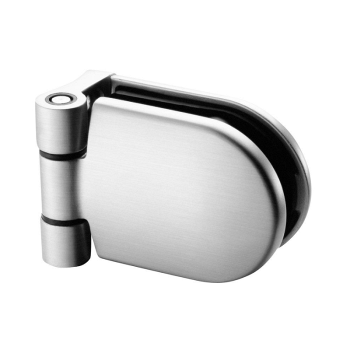Deurscharnier vlak/glas voor glasdikte 6 - 12,76 mm model 0281 RVS-316 main product photo