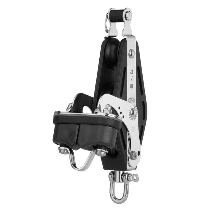Sprenger S-blok vioolblok met kogellager warteloog beugel hondsvot en schootklem Ø 57 mm touwmaat 12 mm RVS-304 main product photo