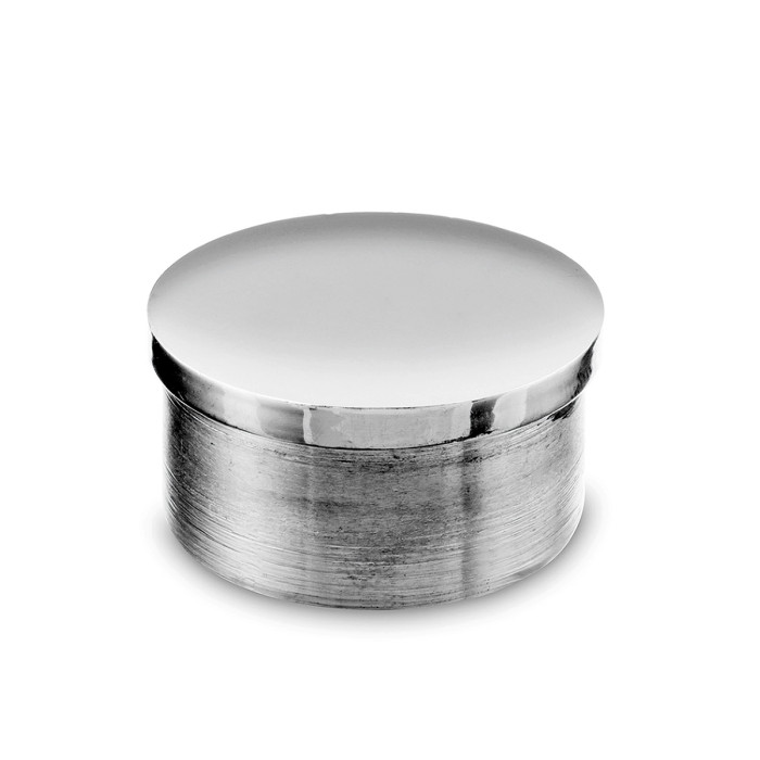 Vlakke eindkap Eike voor buis Ø 19 mm RVS-304 glanzend gepolijst main product photo