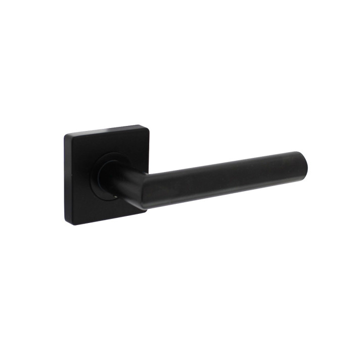 Intersteel Deurkruk Bastian op rozet 55x55x10 mm zwart main product photo
