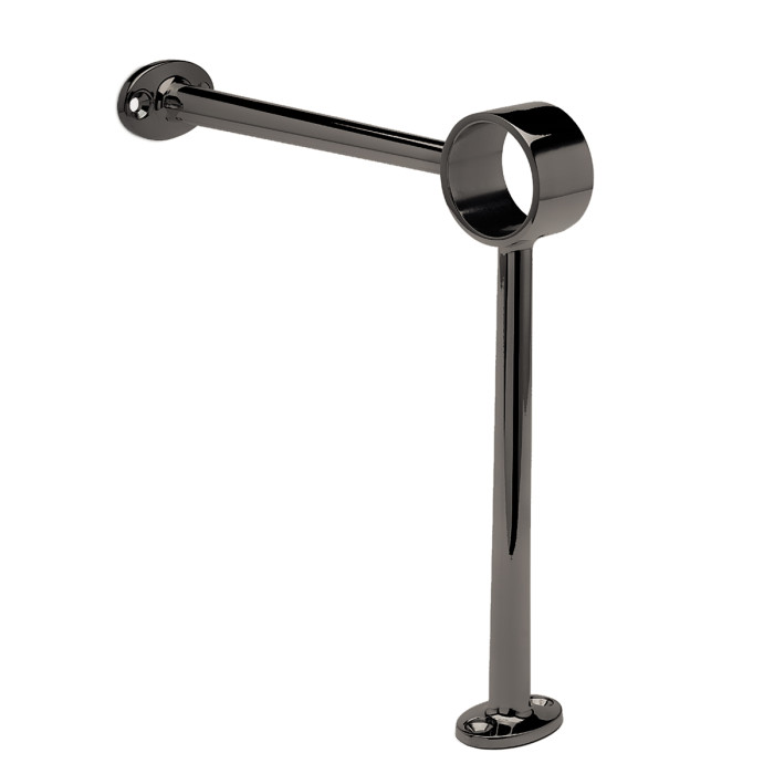 Voetsteun Barbera voor buis Ø 38,1 mm zamak zwart main product photo