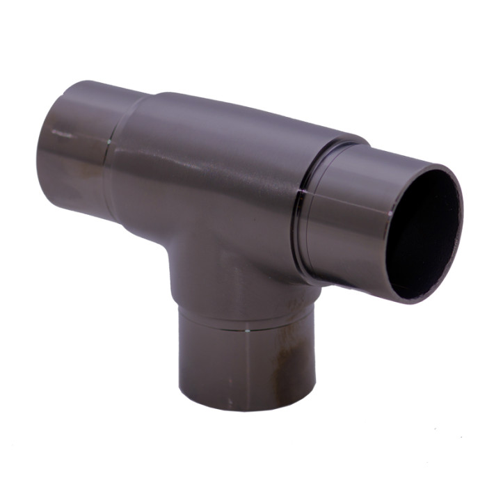 Buisverbinder voor buis 42,4 x 2,0 mm vast RVS-316 antracietgrijs model 0206 main product photo