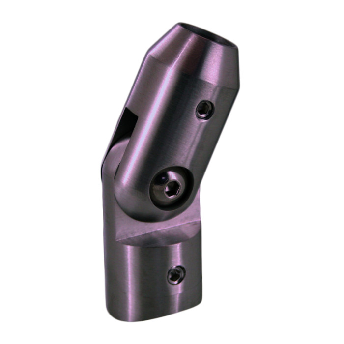 Stafhouder variabel voor staf 12 mm buis 42,4 mm RVS-316 antracietgrijs model 0646 main product photo
