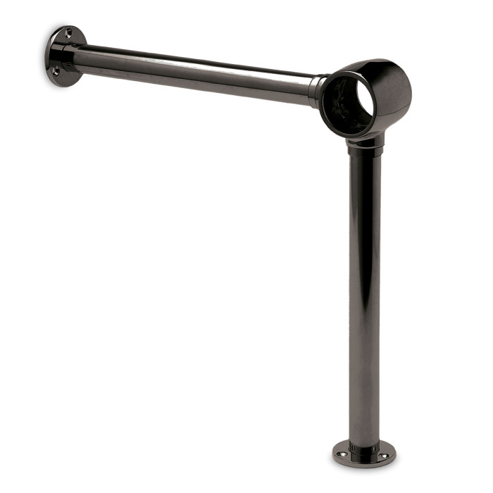 Voetsteun Wlanda voor buis Ø 25,4 mm zamak zwart main product photo