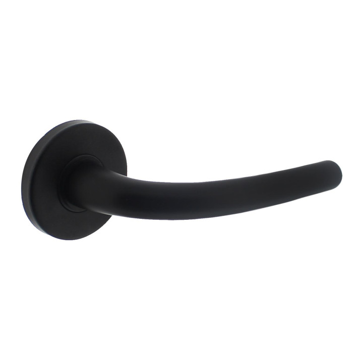 Intersteel Deurkruk Elena op rozet mat zwart main product photo