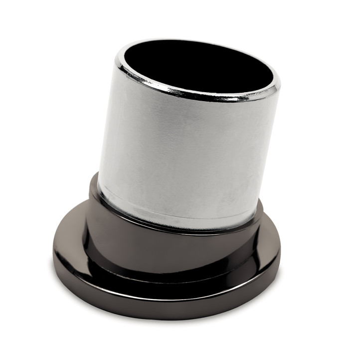 Buis bevestigingsflens 80° Saartje voor buis Ø 38,1 mm zamak zwart main product photo