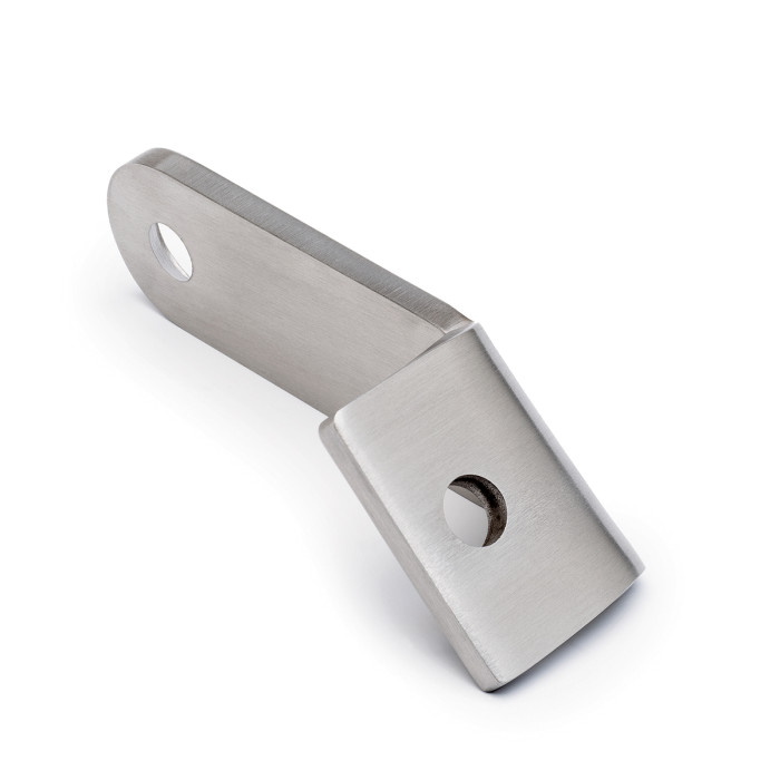Hoekverbinder 45° Annelein voor buis Ø 25,4 mm RVS-304 mat geslepen main product photo