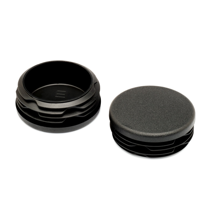 Kunststof eindkap Perla voor buis Ø 50,8 mm kunststof zwart main product photo
