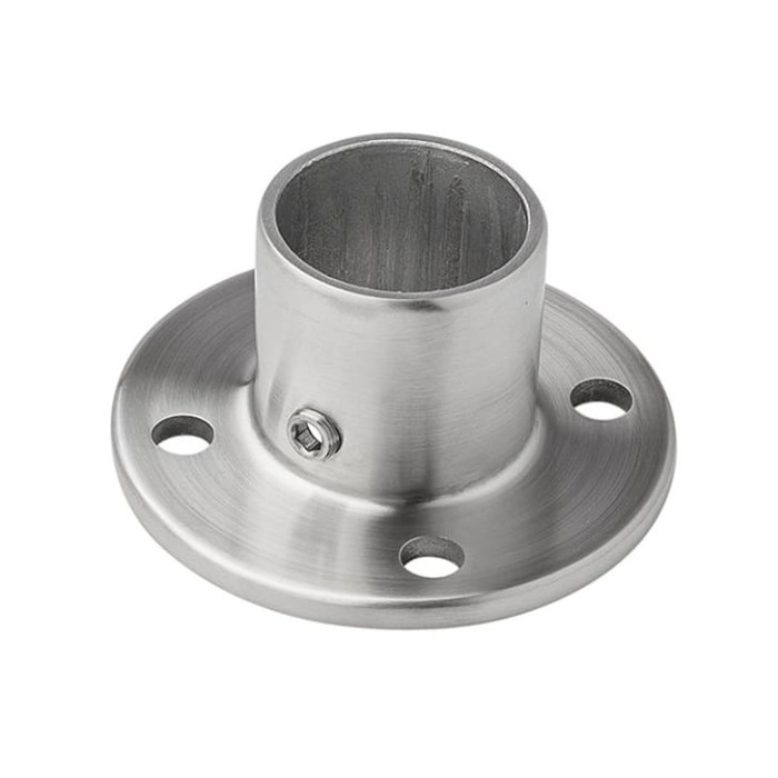 Voetplaat voor buis 42,4 mm RVS-316 mat geslepen main product photo