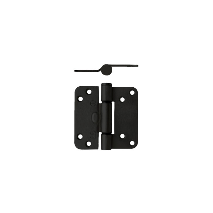 Intersteel Glijlagerscharnier 89 x 89 x 3 mm DIN links zwart main product photo