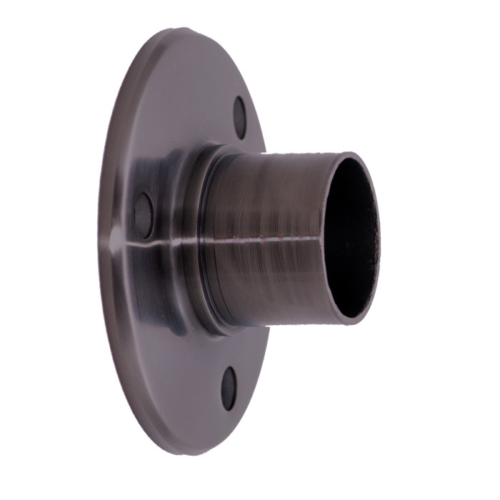 Muurflens voor buis 42,4 x 2,0 mm vast RVS-316 antracietgrijs model 0184 main product photo