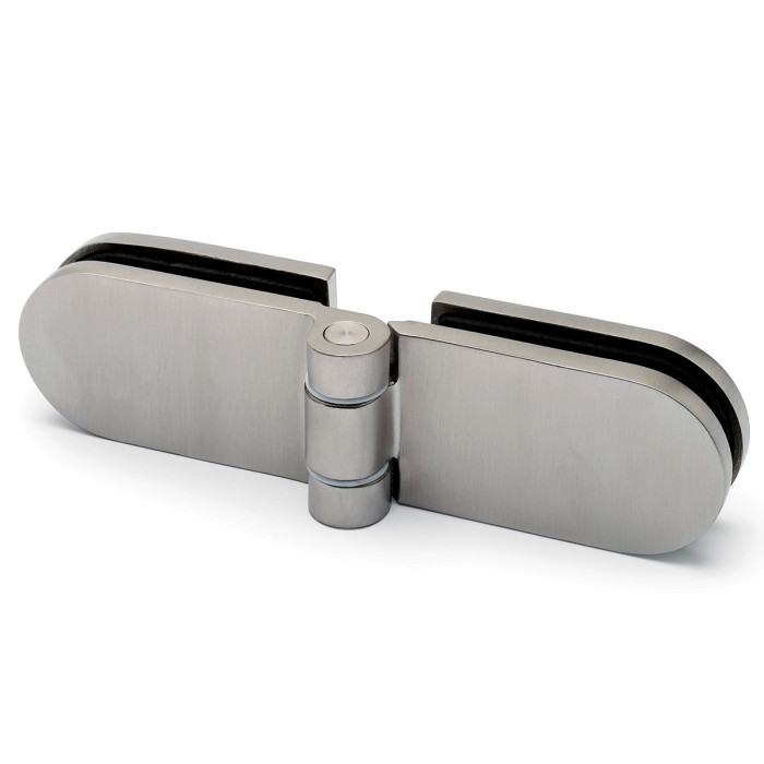 Glasdeurscharnier Kirstin glas/glas RVS-304 mat geslepen main product photo