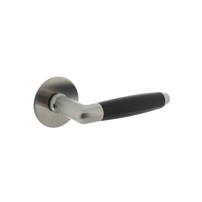 Intersteel Deurkruk Combinatie met zelfklevend rozet 55x2 mm rvs geborsteld main product photo