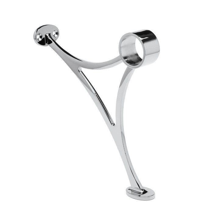 Voetsteun Femke voor buis Ø 38,1 mm zamak chroom look main product photo