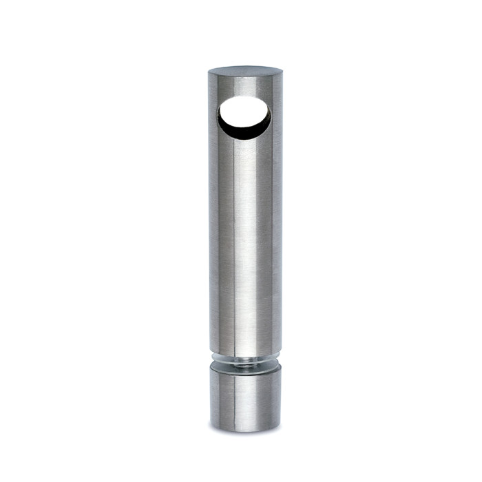 Middensteun voor montage op glas Jelske voor staf 10 mm zamak RVS look main product photo